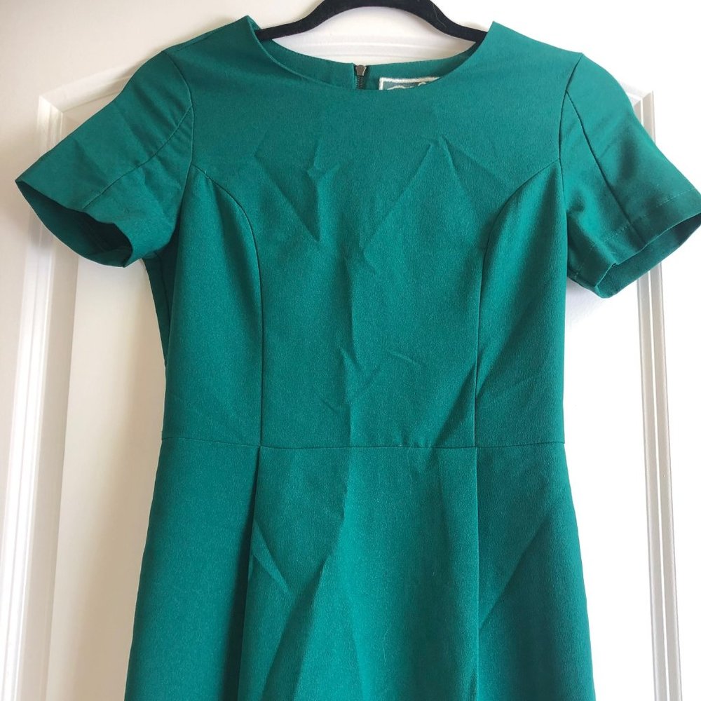 Pink Martini Emerald Green Sheath Dress - NEW